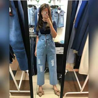 Quần Yếm Jean 2 Màu Xinh Xắn Cho Bé Gái