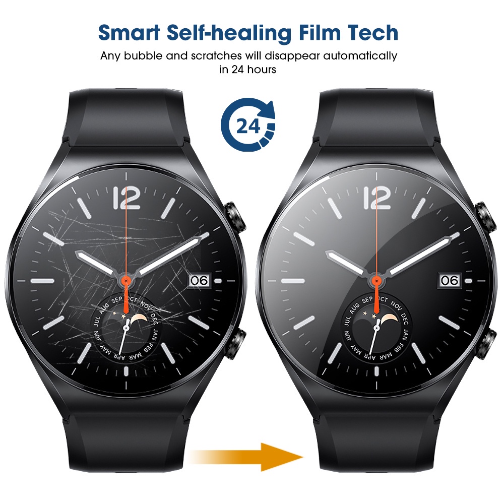 1 Miếng Dán TPU HD Trong Suốt Chống Trầy Chống Nước Bảo Vệ Màn Hình Cho Đồng Hồ Thông Minh Xiaomi Watch S1 /