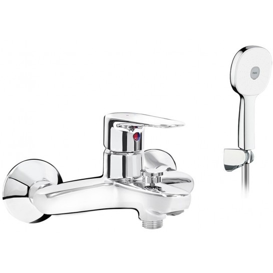 Vòi Sen Tắm Nóng Lạnh Inax BFV-1113S-8C Tay Sen Tăng Áp, 1 Chế độ - Vật liệu xây dựng Big H