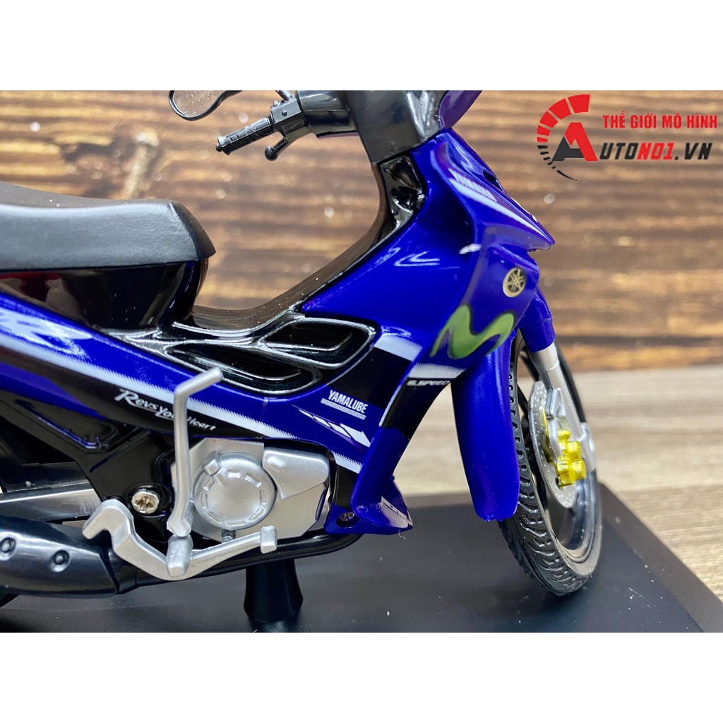 MÔ HÌNH XE YAZ YAMAHA 125ZR MOVISTAR 1:12 DEALER 7982