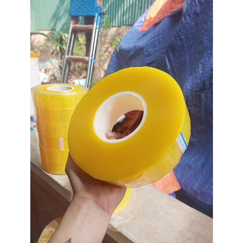 Băng dính cuộn 1kg lõi mỏng, băng keo giá rẻ tại Hà Nội