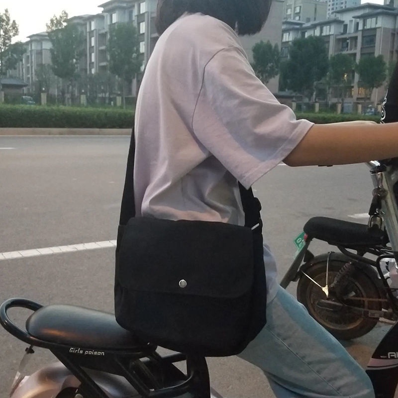 Túi đeo chéo đi làm, đi học đẹp, giá rẻ, vải canvas thời trang unisex