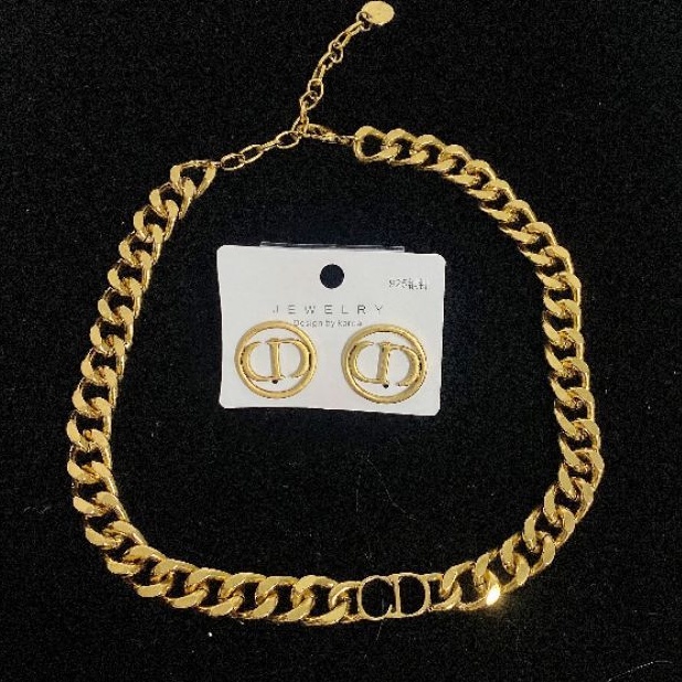 SET CHOCKER & BÔNG TAI CD PHỐI XÍCH