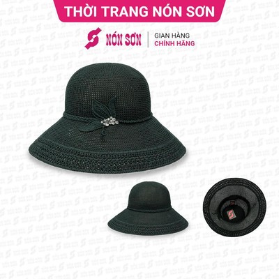 Mũ vành đan tay cao cấp thời trang NÓN SƠN-ĐH143-XR1