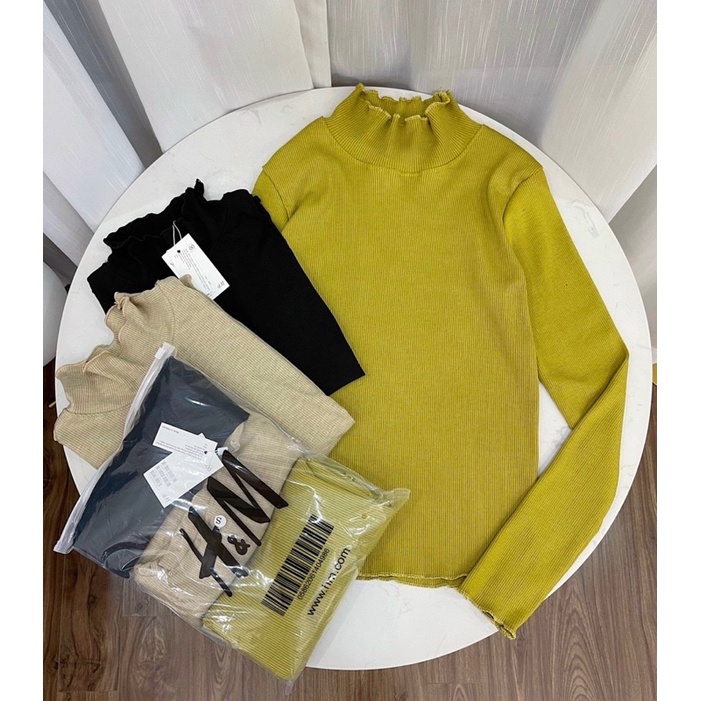 Áo len cổ viền bèo xoắn | BigBuy360 - bigbuy360.vn