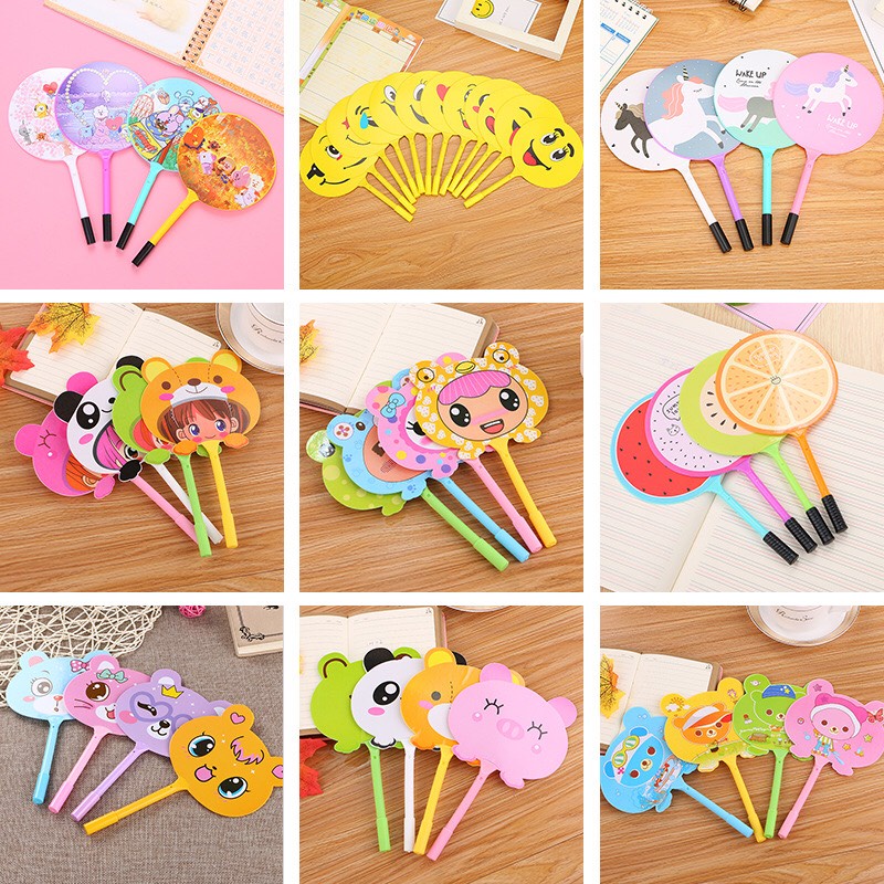 Bút bi quạt cute nhiều hình dễ thương siêu đáng yêu