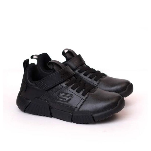 GIÀY SKECHER TRẺ EM QUAI DÁN FULL ĐEN, GLK6