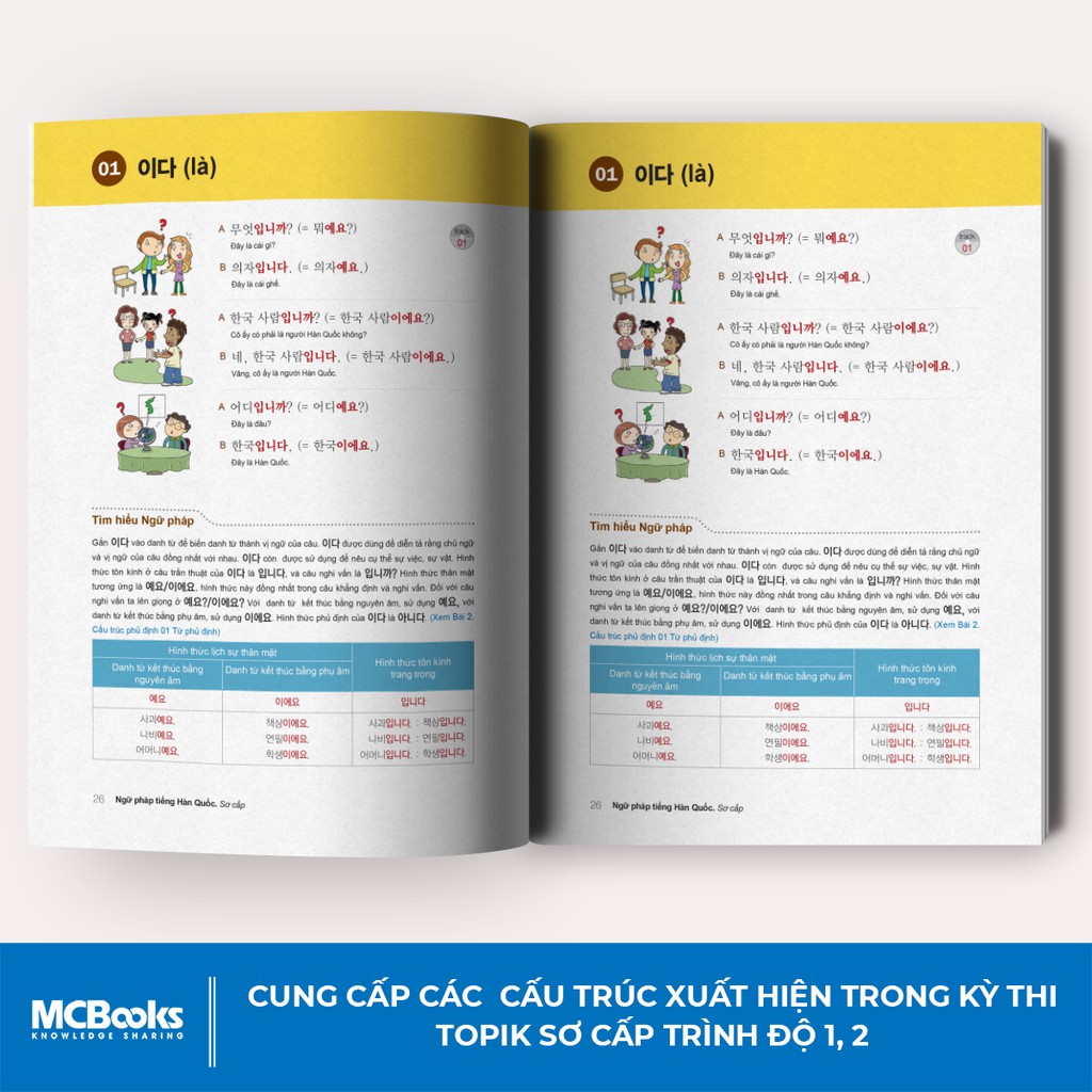 Sách - Ngữ Pháp Tiếng Hàn Thông Dụng (Sơ Cấp) – Korean Grammar In Use - MCBooks | BigBuy360 - bigbuy360.vn