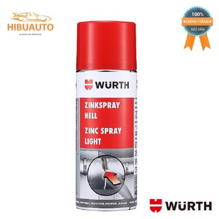 [ BỀN ĐẸP ] Sơn Mạ Kẽm Chống Rỉ Chịu Nhiệt - Wurth Zinc Spray W0893113114 | HIBUAUTO