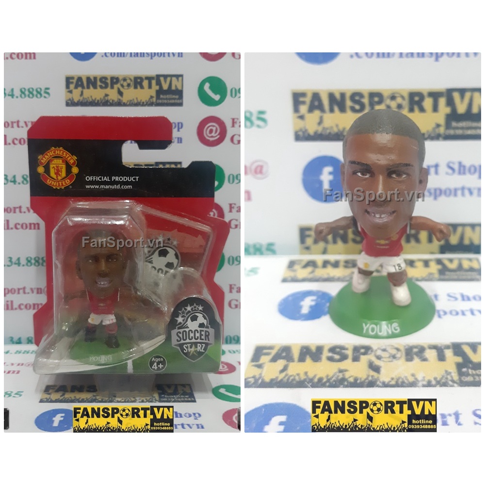 Tượng cầu thủ bóng đá Ashley Young 18 Manchester United 2014-2015 home soccerstazr SOC032 kodoto soccerwe