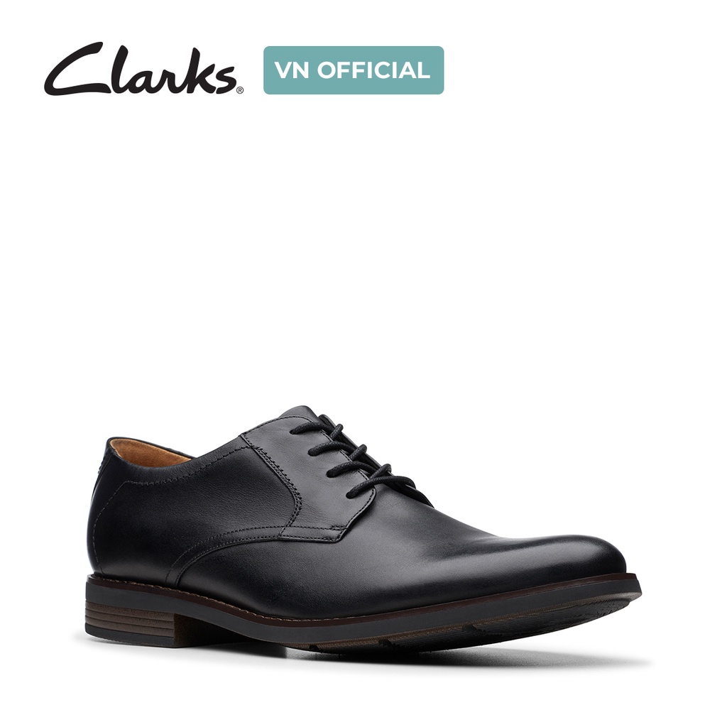 Giày Oxfords Nam CLARKS Becken Lace màu đen