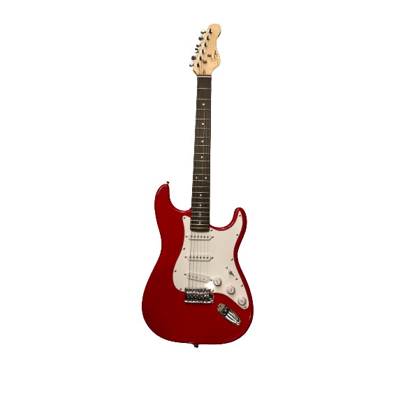 Guitar Điện Saiger 3 mobin màu đỏ