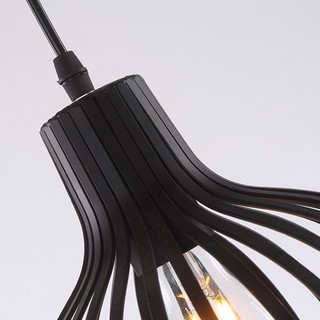 Đèn thả sắt tròn phi D220 cao h280mm đèn thả trang trí lồng chim
