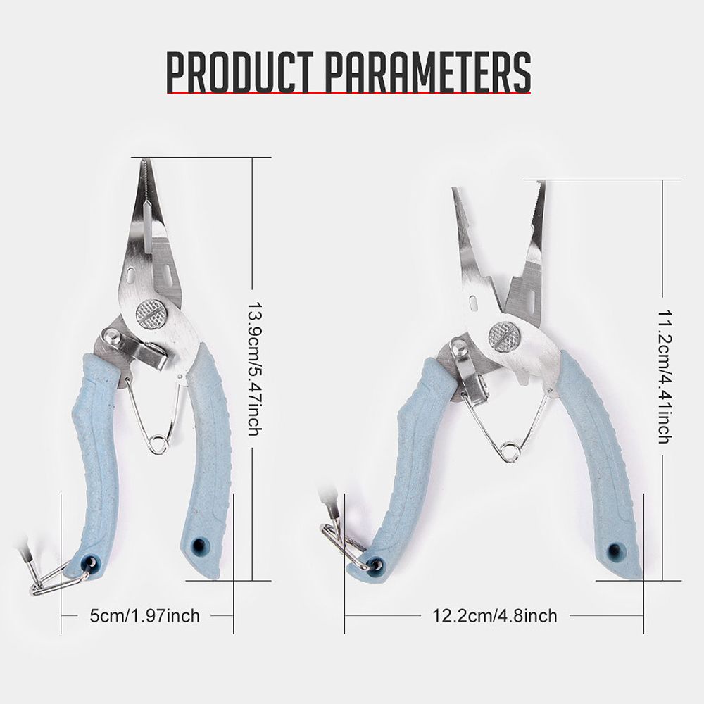 Kìm gỡ lưỡi câu cá đa năng bằng thép không gỉ