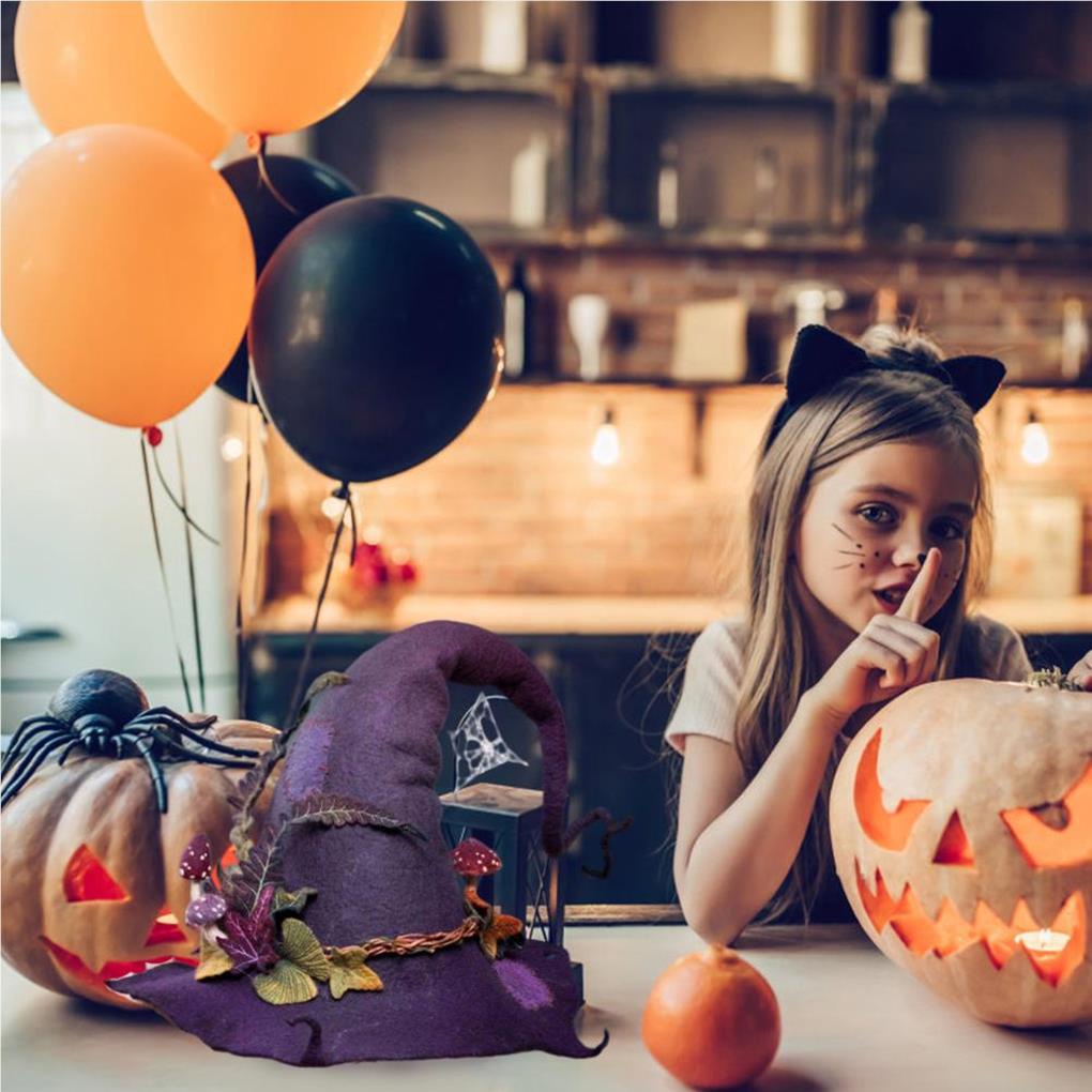 Mũ Hóa Trang Halloween Nhiều Màu Sắc Xinh Xắn Cho Bé Gái