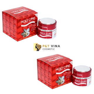 Combo 2 Hộp Kem Holy Care Đỏ Dưỡng Trắng Da Tái Tạo Ngày Đêm 5 Tác Dụng 20G