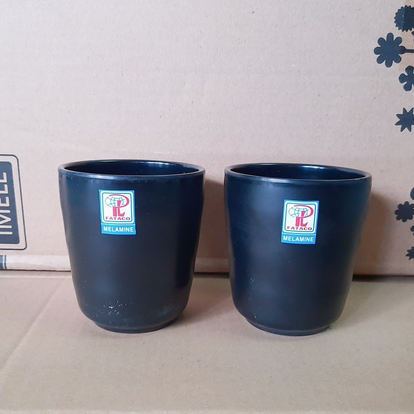Ly Nhựa Melamine Nhám Đen (LY28N)