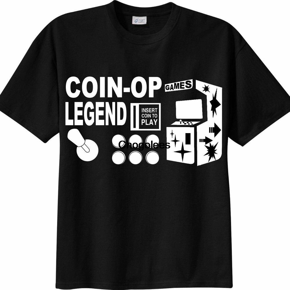 Ispirato a t shirt i & 39m THE Coin OP huyền thoại trò chơi điện tử arcade ÁO THUN Maglietta