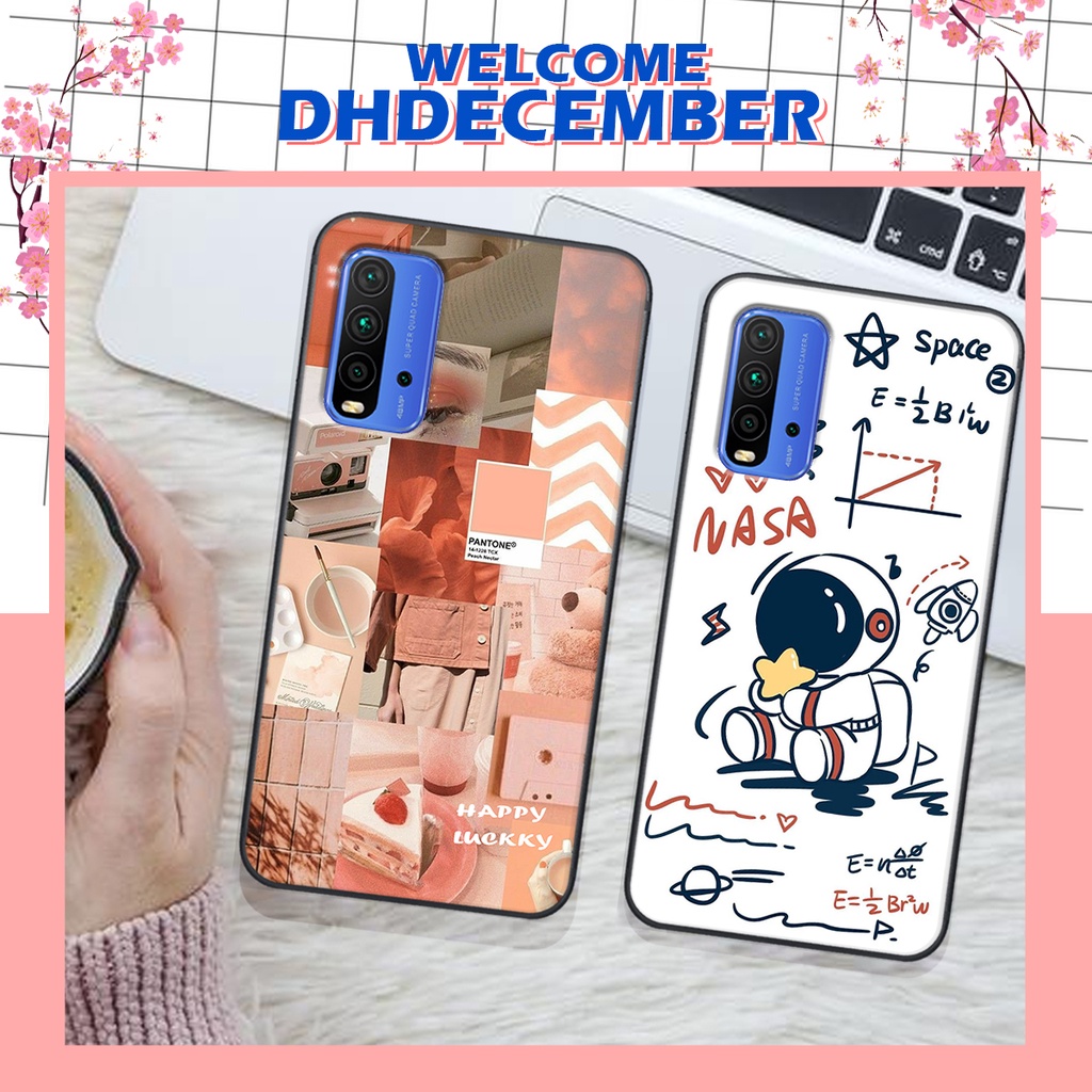 Ốp lưng Xiaomi REDMI 9T in hình nice ,good luck happy ốp xinh viền dẻo đẹp chất