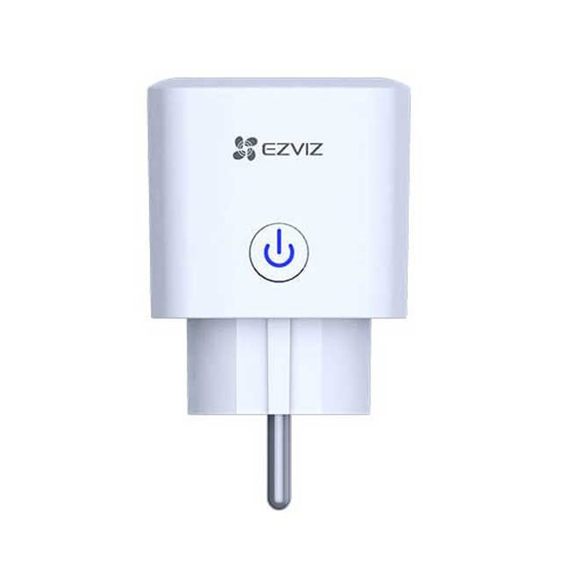 Ổ Cắm Wifi Thông Minh Ezviz T30-10A-EU Bật Tắt Thiết Bị Điện Qua Điện Thoại, Ezviz T30-10B-UE, LB1-Đèn màu - Chính Hãng