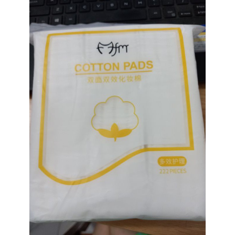 Combo: Túi 222 miếng bông tẩy trang+ cọ rửa mặt 2 đầu