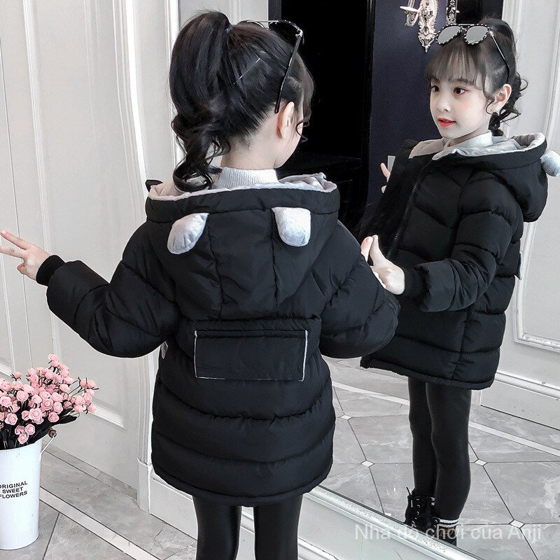 Kids Clothes Cotton Coat Winter Tweezers Cold Coat And Overcoat