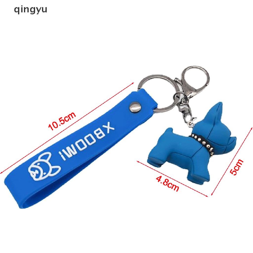 Móc Khóa Da Hình Chó Bull Thời Trang Cá Tính