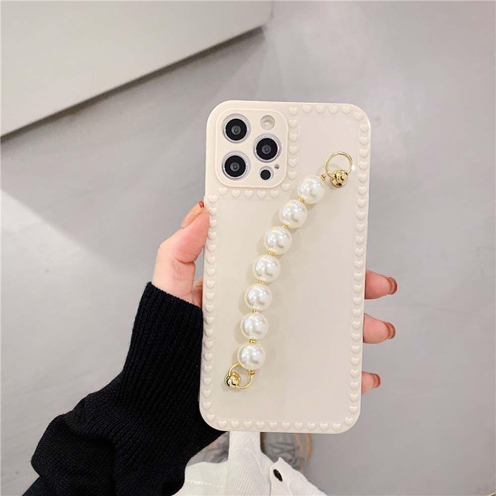 Ốp Điện Thoại Chống Rơi Có Dây Đeo Dạng Xích Handmade Cho Iphone|Dây Đeo Điện Thoại Ngăn Ngừa Rụng Tóc