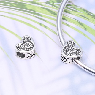 Charm trái tim Mickey - Minnie