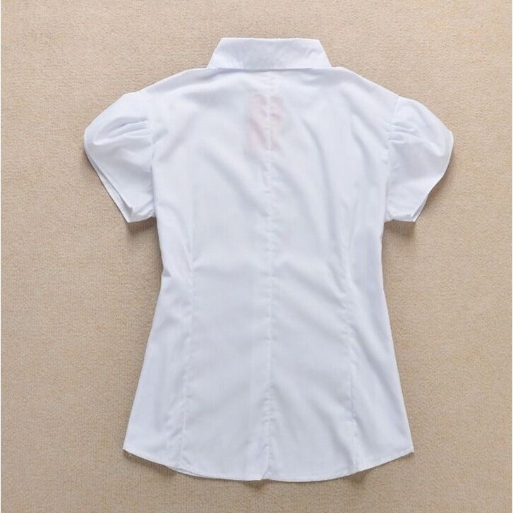 Áo sơ mi nữ công sở, vải mịn đẹp chống nhăn tay bup sen xinh xắn sm152