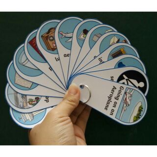 Combo 15 quạt dạy từ vựng