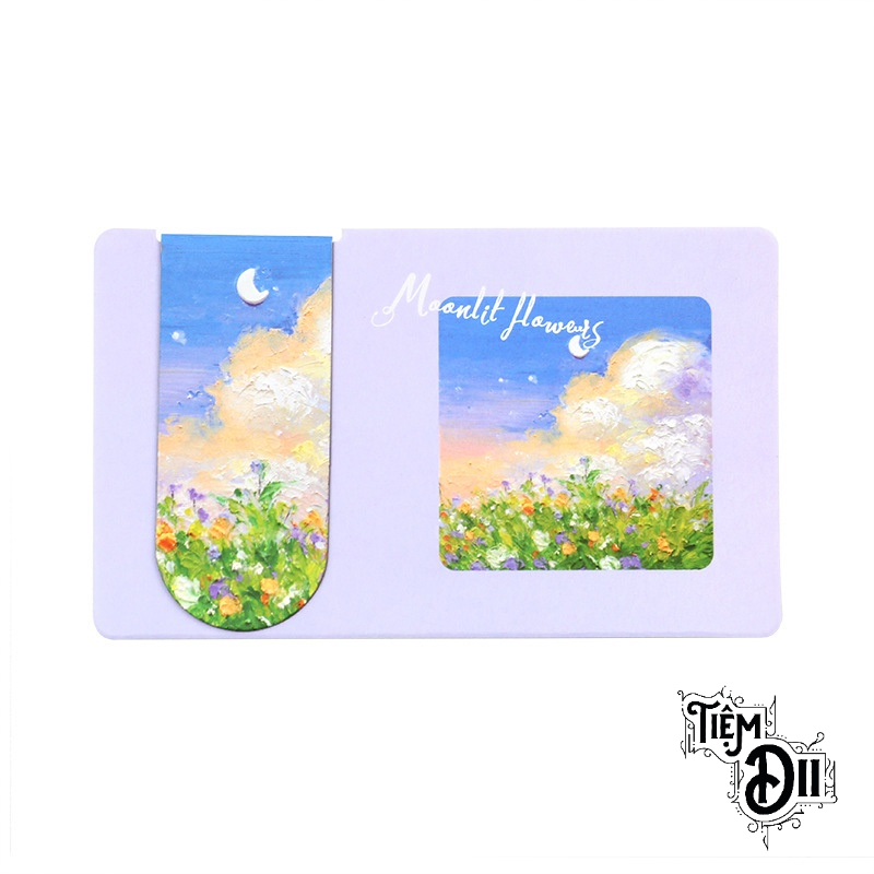 Thẻ Đánh Dấu Trang Sách Bookmark Họa Tiết Tranh Bích Họa Kẹp Sách Siêu Xinh