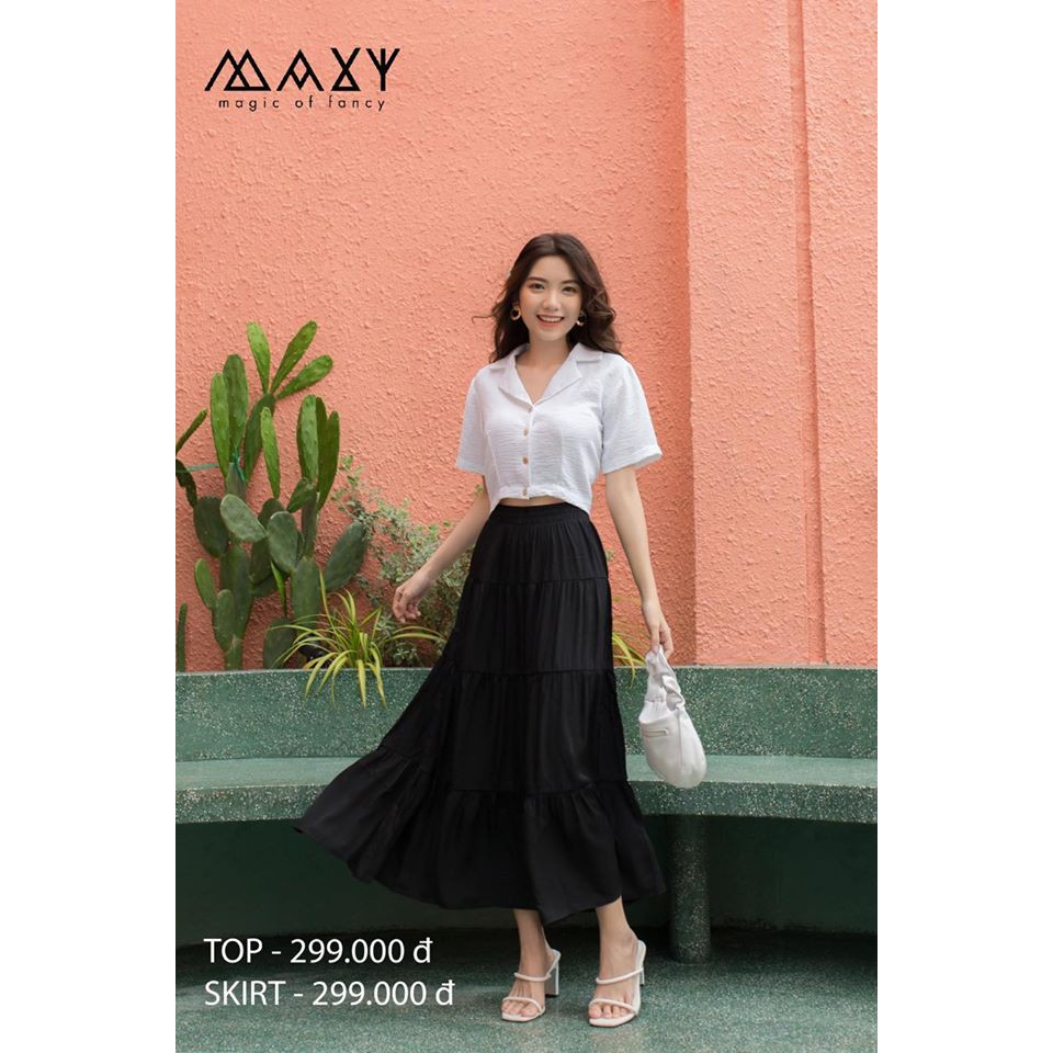 Chân váy dáng dài xoè tầng ruffer skirt Maxy Workshop | BigBuy360 - bigbuy360.vn