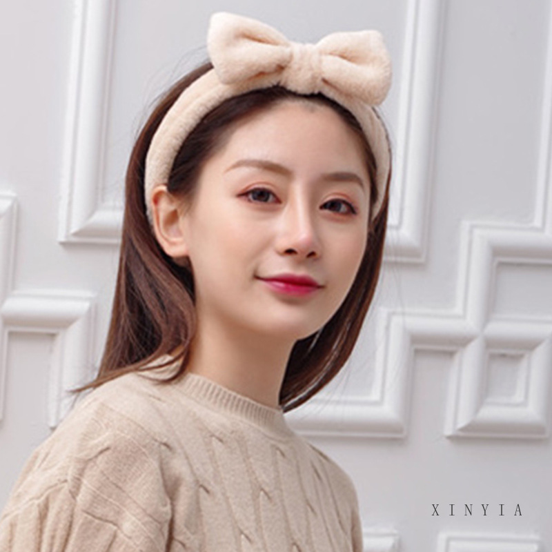 Băng Đô Vải Màu Trơn Thời Trang Cho Nữ