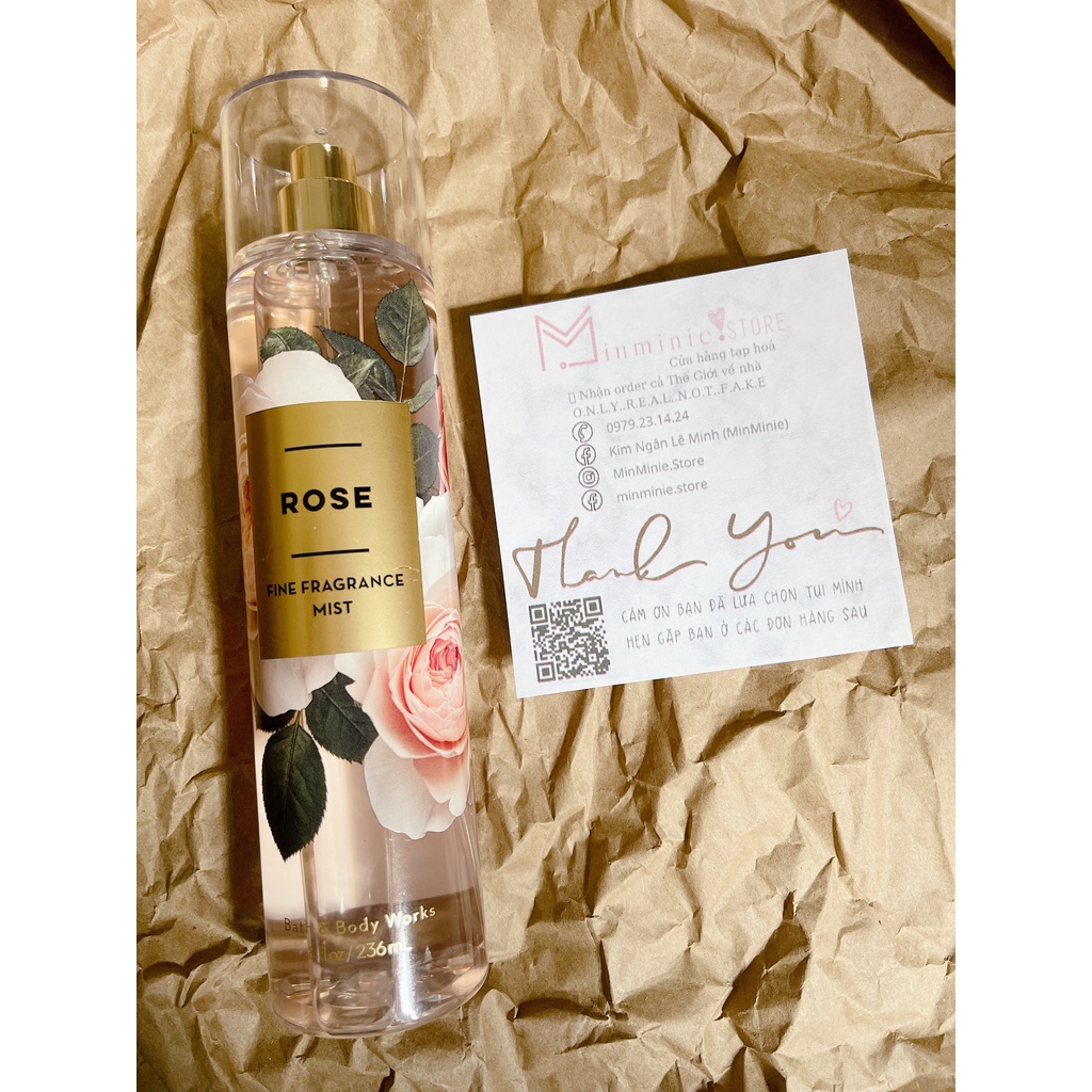 Xịt thơm body mist Bath and Body Works