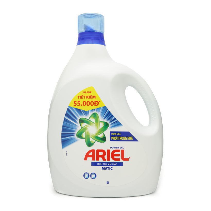 Nước giặt Ariel Khử mùi ẩm mốc chai 3.4kg