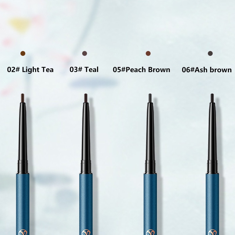 Bút Chì Kẻ Lông Mày Hai Đầu Siêu Mịn Chống Thấm Nước Và Mồ Hôi Không Dễ Phai Màu JP5