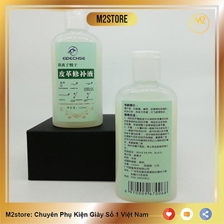 Chai kem dung dịch sửa chữa vết nứt, nứt da đồ da, áo da, giày da, ví da 120ml (XDG63-E2)