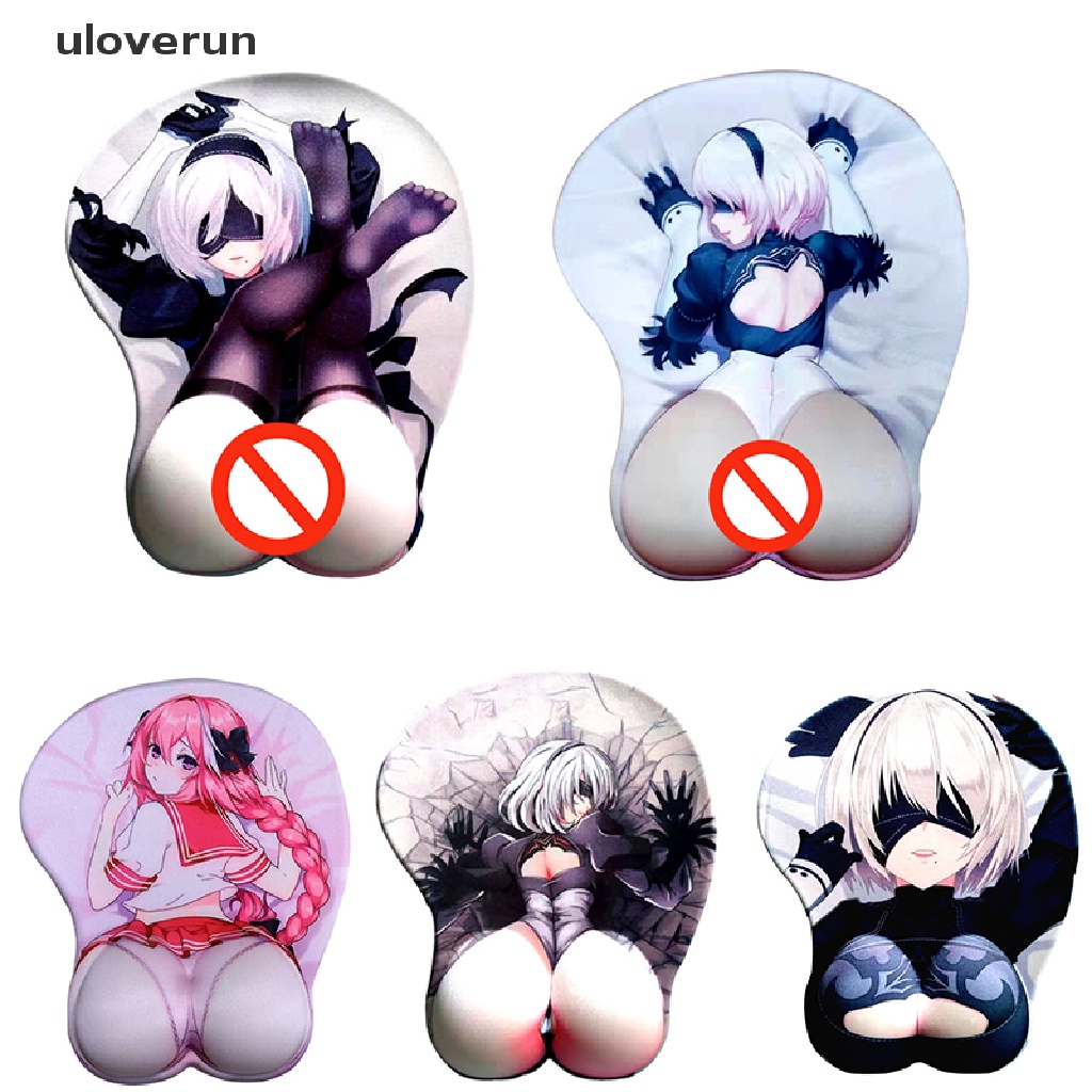 Đệm Lót Chuột Mềm Chống Trượt Hình Anime 3D Xinh Xắn
