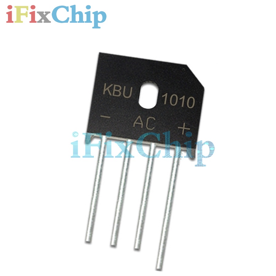 5 Chiếc Mới KBU1010 KBU-1010 10A 1000V ZIP diode Cầu Chỉnh Lưu diode