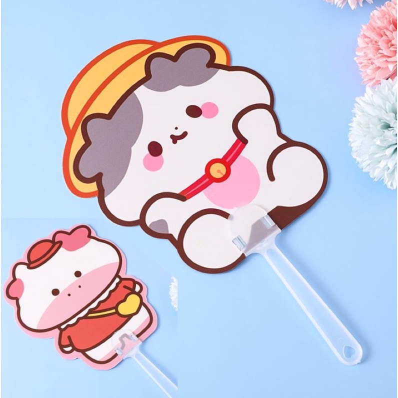 Quạt tay hoạt hình siêu dễ thương