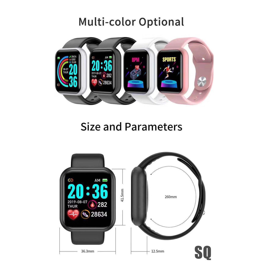 Đồng Hồ Thông Minh y68 d20 Kết Nối bluetooth Nhiều Hệ Thống