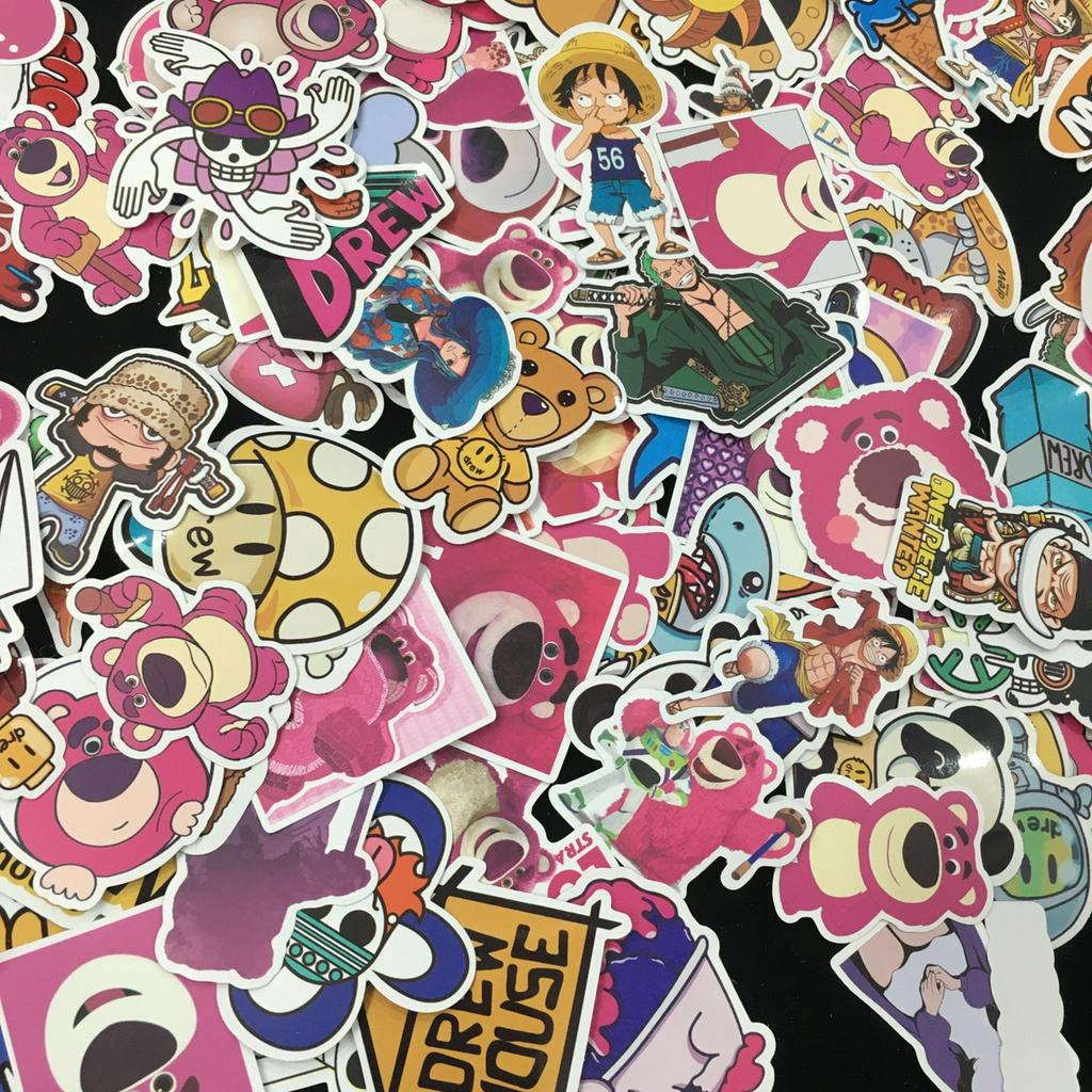 Combo Sticker Drew Dán chống nước nhiều họa tiết TeePlus