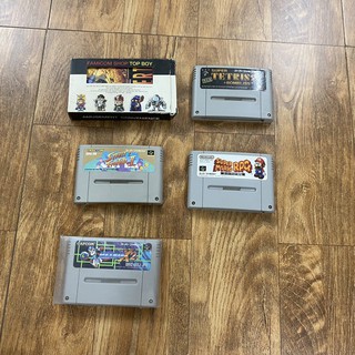 Nintendo snes - final fantasy, super mario, zombies, donkey kong