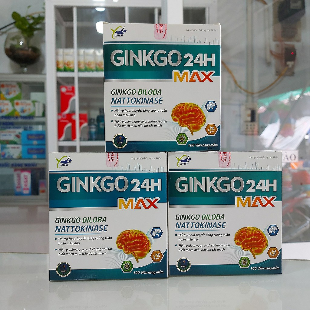 GINKGO 24H max Hoạt huyết dưỡng não | Thế Giới Skin Care