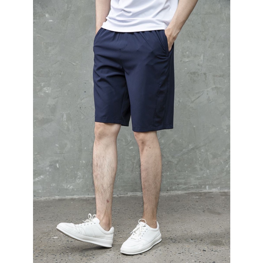 Quần Short Aristino ASO023S1 màu Xanh Tím Than Đậm Regular
