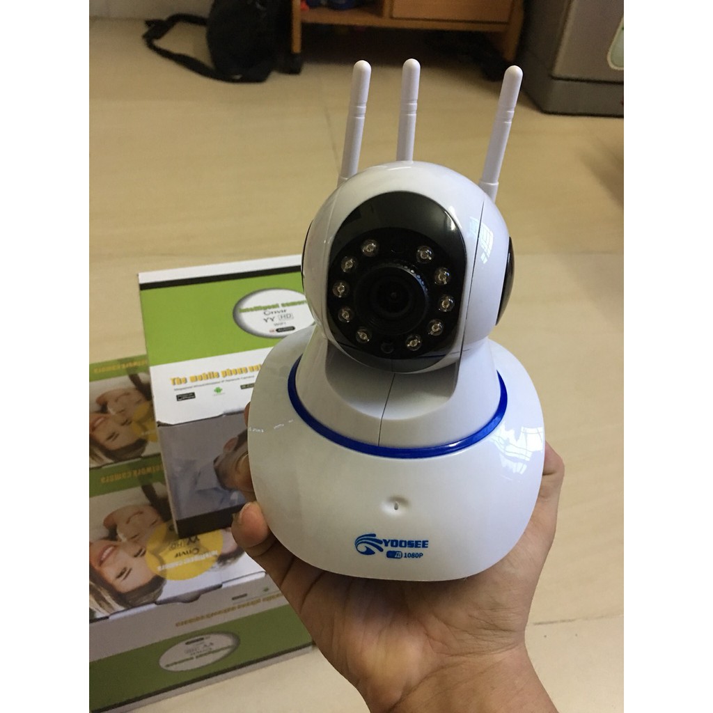 Camera IP WIFI YOOSEE 3 Râu 3.0MPX Tặng Thẻ Nhớ 32G