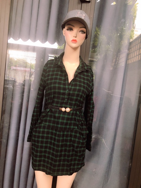 Đầm sơ mi combo
