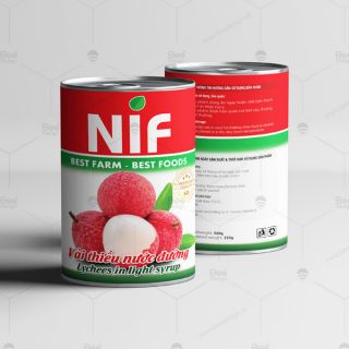 Vải Hộp /Vải Ngâm NIF hộp 560g
