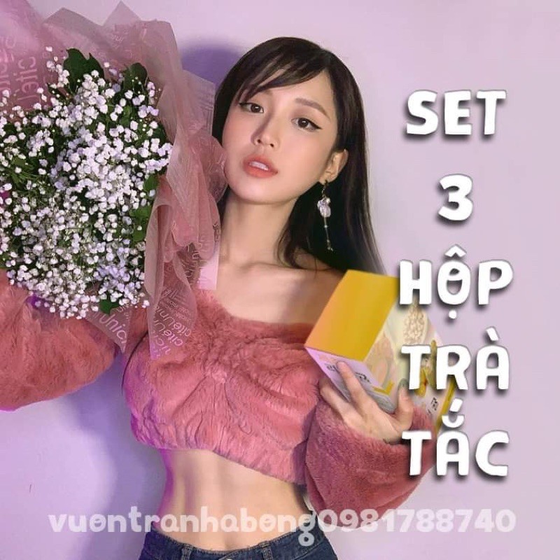 Sức Khỏe & Sắc Đẹp Ba Hộp Trà Tắc JeJu Hàn Quốc Chính Hãng